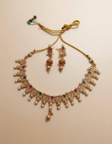 New Collection Heritage neeklace 9  Artificial jewelry exporters in Delhi